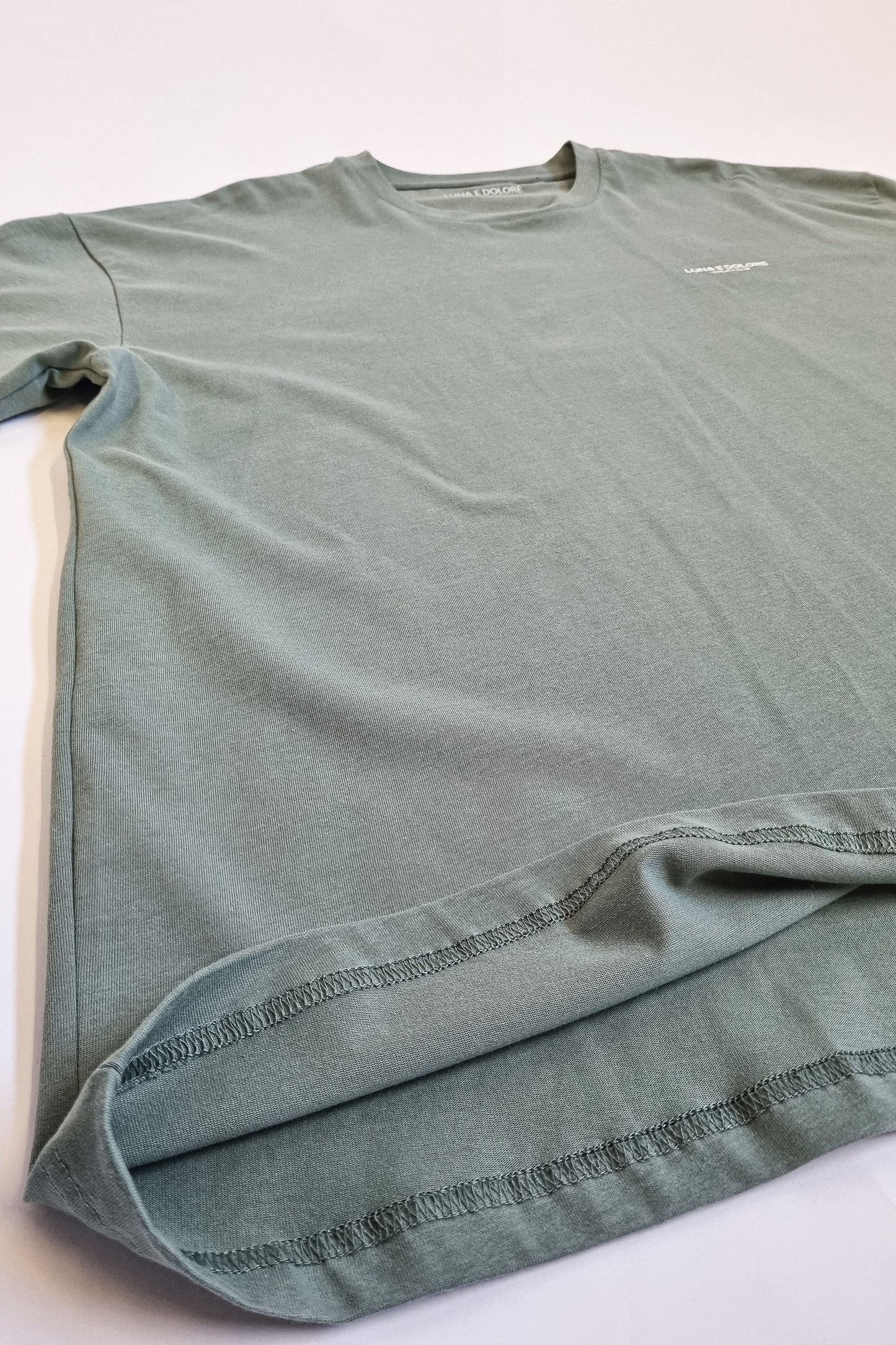 ARISE VITALITY CLUB OVERSIZED TEE IN SAGE GREEN