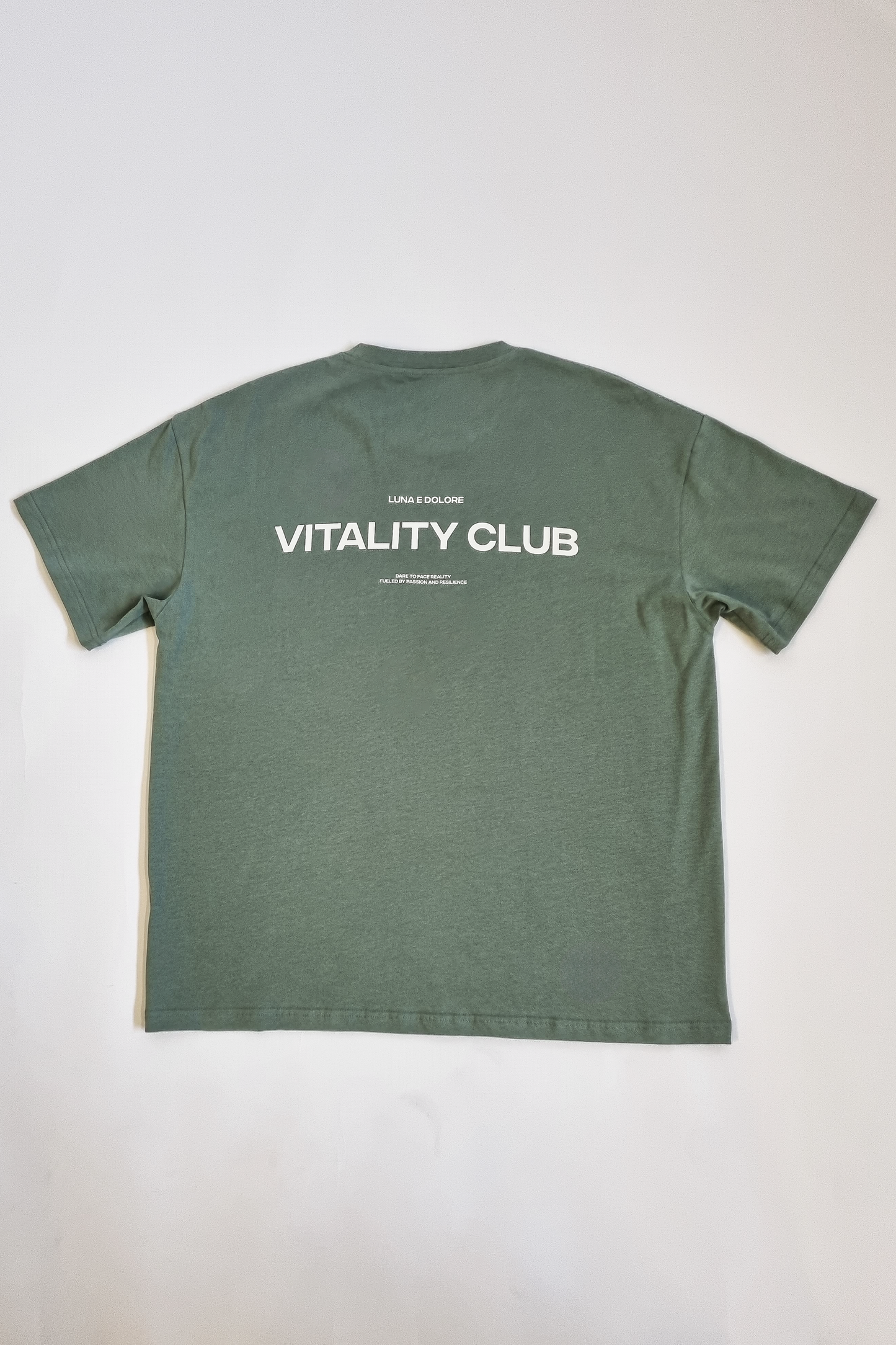 ARISE VITALITY CLUB OVERSIZED TEE IN SAGE GREEN