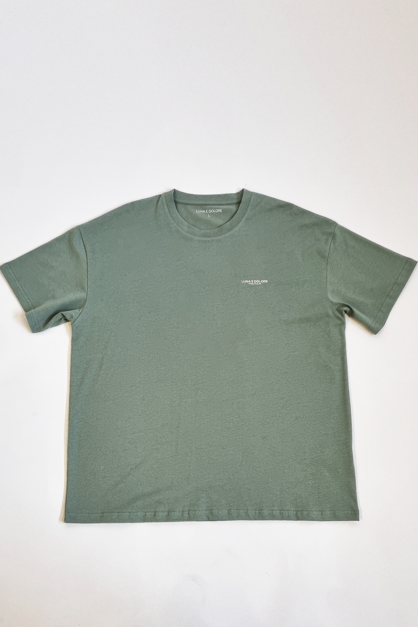 ARISE VITALITY CLUB OVERSIZED TEE IN SAGE GREEN