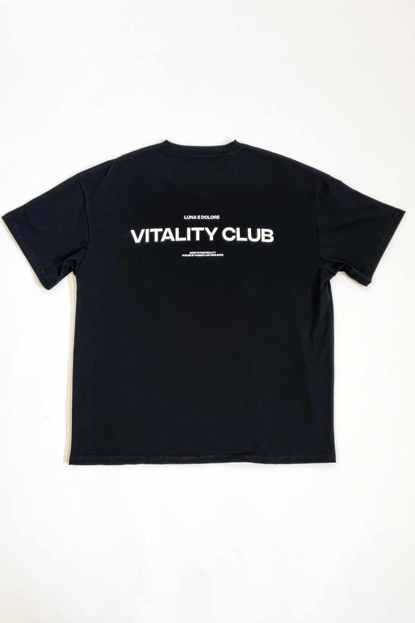 ARISE VITALITY CLUB OVERSIZED TEE IN BLACK