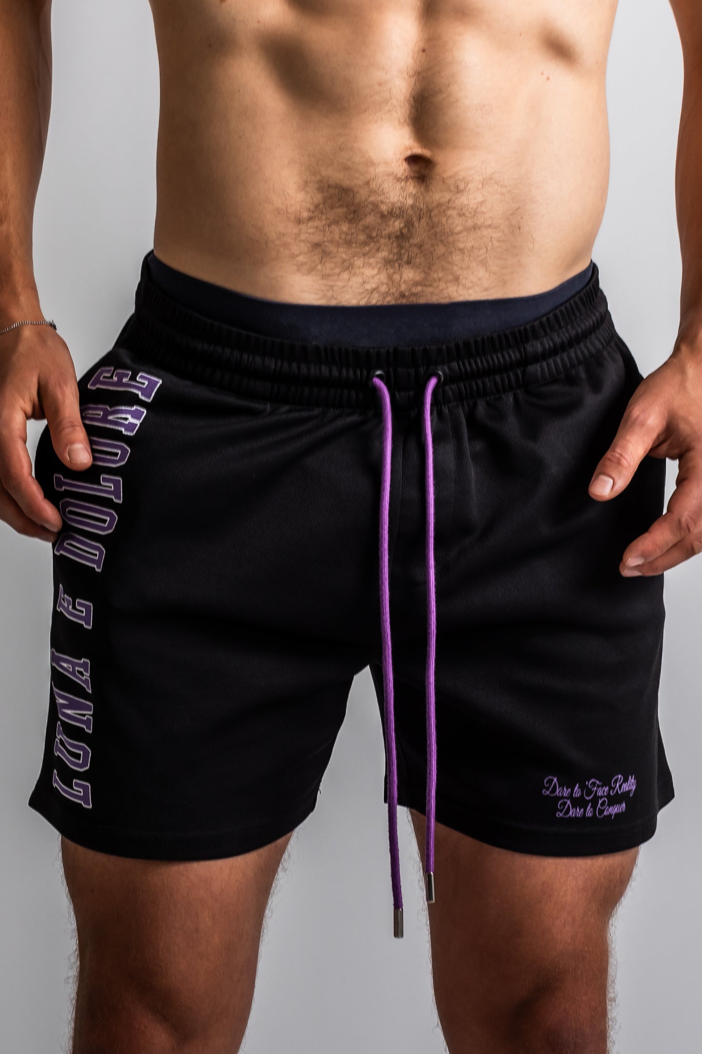 ARISE MESH SHORTS IN BLACK